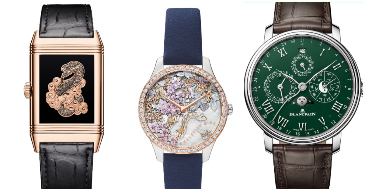 Luxury Watches for 2025 Embrace the ‘Serpent’ with Handcrafted Dials, Precious Gems and Limited Edition Year of the Snake Timepieces